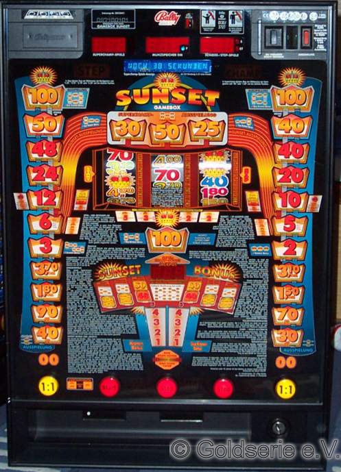 Sunset, Gamebox, Bally Wulff, 2000 Sunset, Gamebox, Bally Wulff, 2000